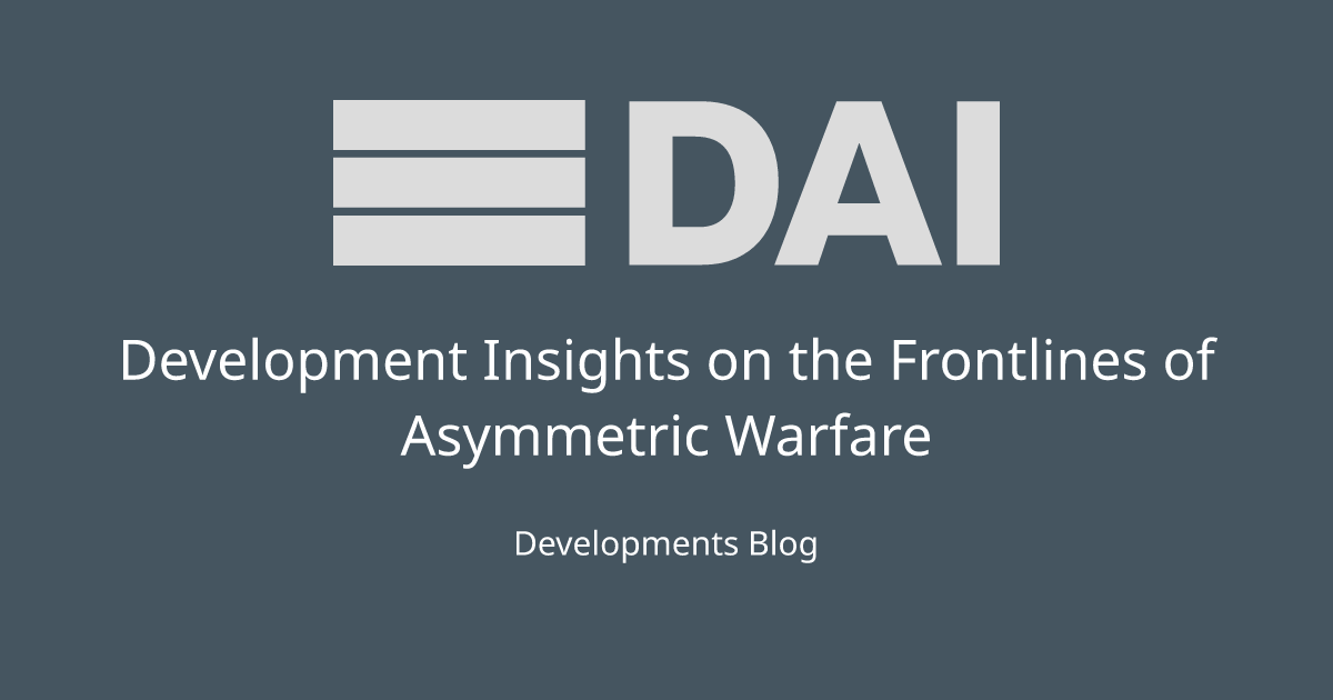 Param?title=Development Insights On The Frontlines Of Asymmetric Warfare